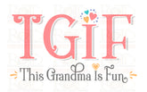 TGIF 3 Sublimation print